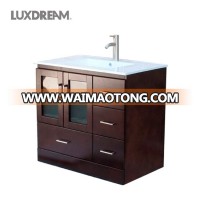 Bathroom vanity Bathroom design with vessel sink