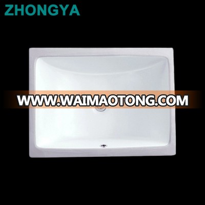 Factory Direct Supply Square Shape Washing Hand Sink 21 inch Big And Luxury Sink Bathroom