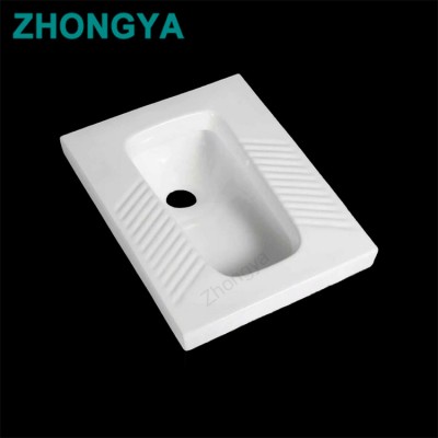 Hot sale gravity flushing ceramic S-band toilet bathroom squatting pan with cheap price