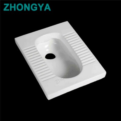 China sanitaryware white color squat toilet inodoro sanitario bathroom ceramic squatting pan