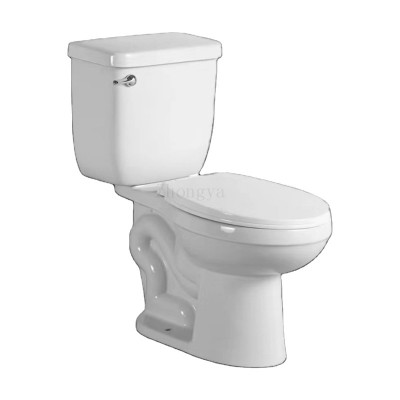 New Design Washroom Two Piece Toilet Bowl Lavatory S trap Front flushing Toilet 300mm